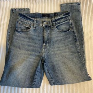 Lucky Brand high rise skinny jeans | denim blue jeans | size 6/28